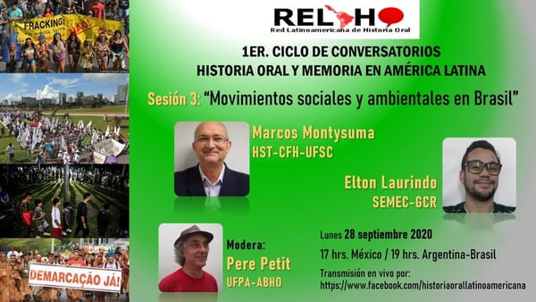 Fotografía 3 de 7 del encuentro Primer Ciclo de Conversatorios: “Historia Oral y Memoria en América Latina”.