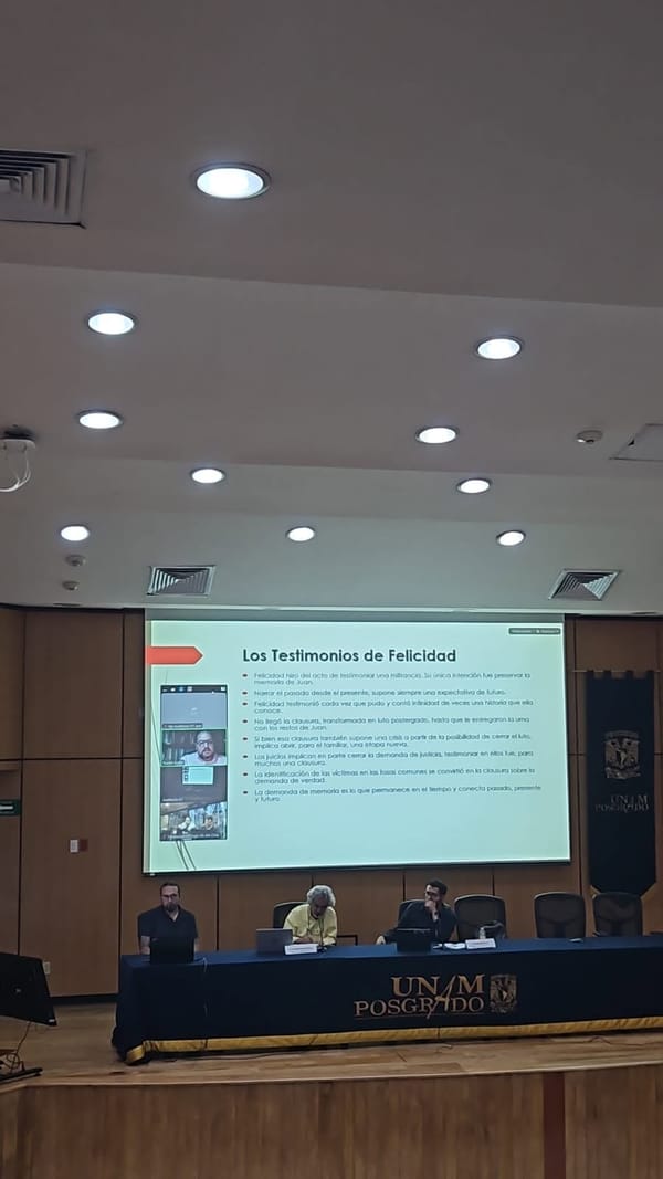 Fotografía 35 de 38 del encuentro X Encuentro Latinoamericano de Historia Oral — Ciudad de México, 2024.