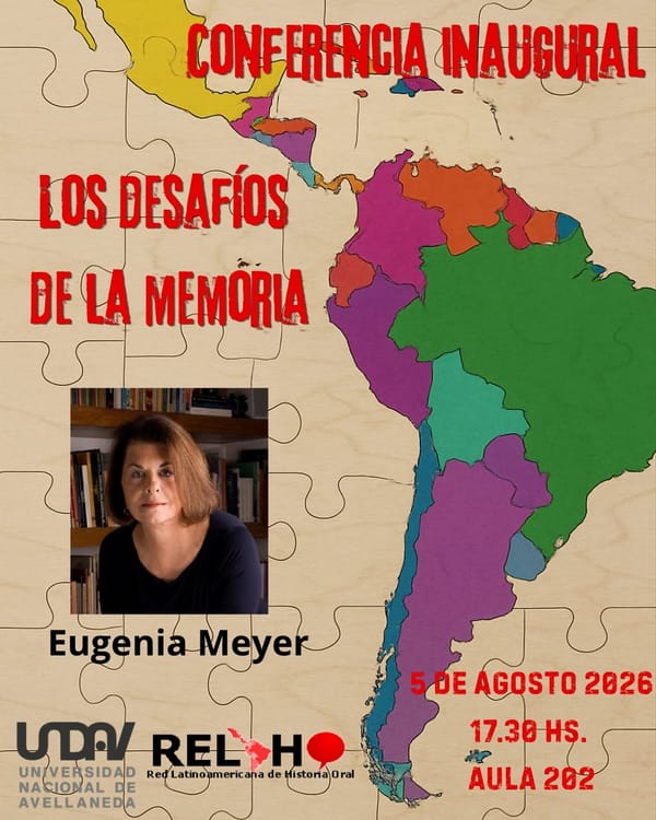 Fotografía 4 de 78 del encuentro XI Encuentro Latinoamericano de Historia Oral — “¿Historia Oral para qué? A 20 años del primer encuentro latinoamericano de Historia Oral”.