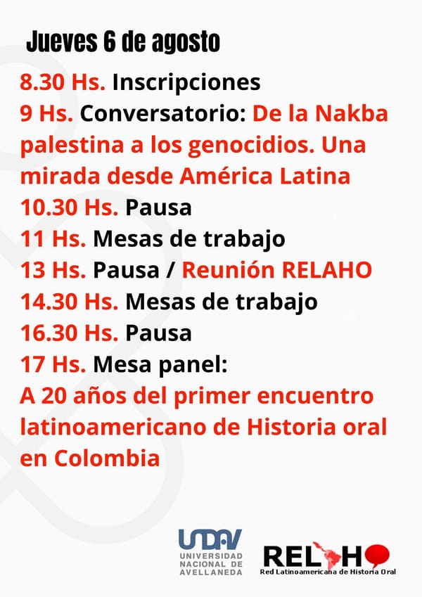 Fotografía 18 de 78 del encuentro XI Encuentro Latinoamericano de Historia Oral — “¿Historia Oral para qué? A 20 años del primer encuentro latinoamericano de Historia Oral”.
