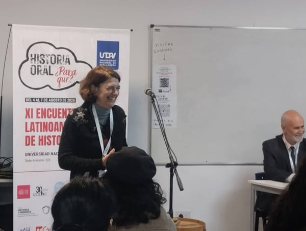 Fotografía 38 de 78 del encuentro XI Encuentro Latinoamericano de Historia Oral — “¿Historia Oral para qué? A 20 años del primer encuentro latinoamericano de Historia Oral”.